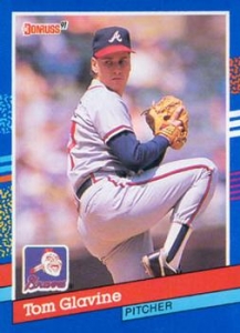 Tom Glavine Baseball card
