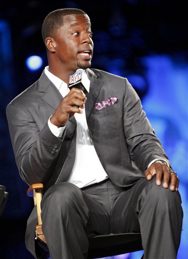 Former NFL quarterback Kordell Stewart is seen during the DirecTV NFL Fantasy Week on Thursday, Aug. 23, 2012 at the Best Buy theatre in Times Square in New York. (Photo by Brian Ach/AP Images for NFL)